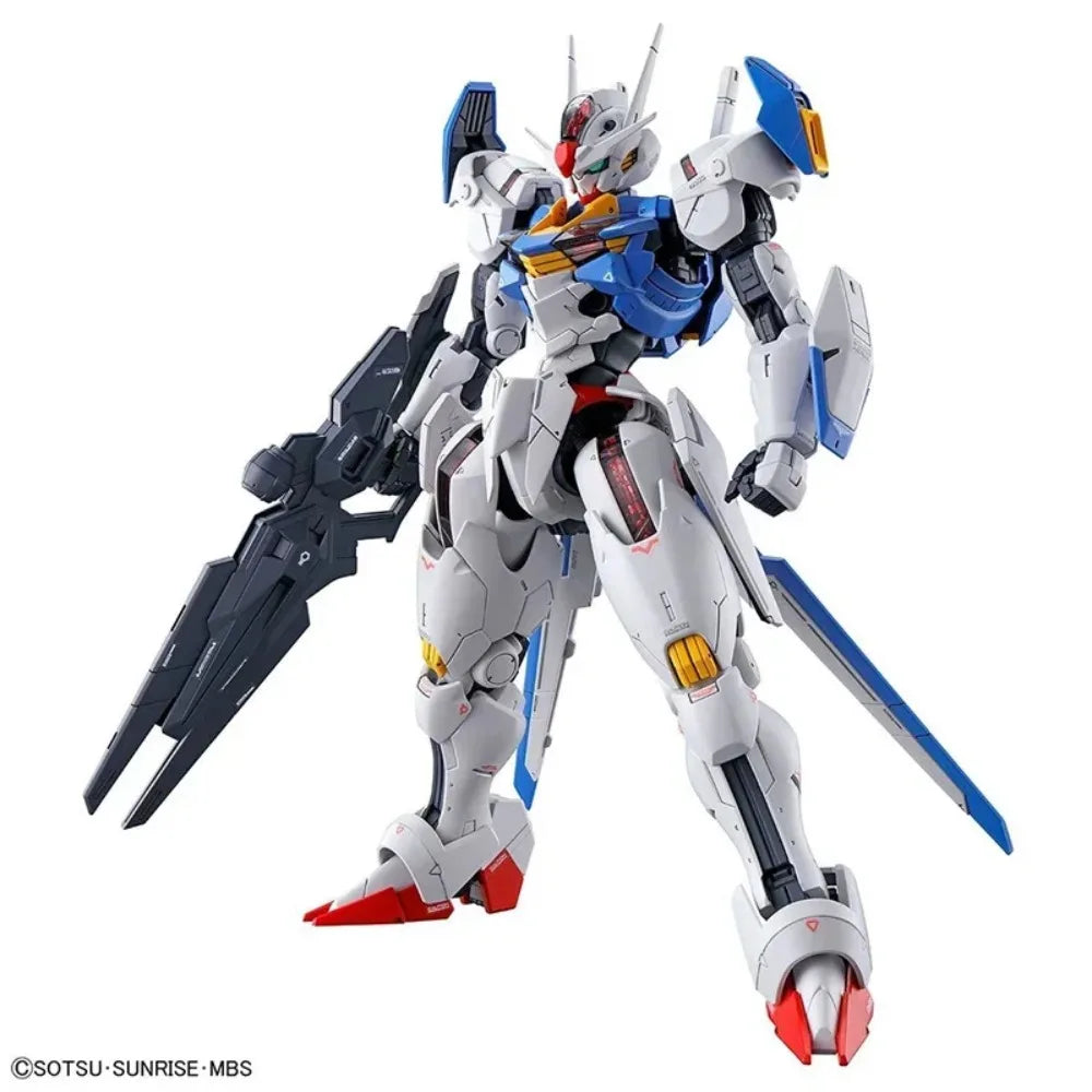 Bandai Original 1/100 FULL MECHANICS FM The Witch from Mercury AERIAL GUNDAM Anime Action Figure Assembly Model Kit Toy Gifts