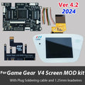 Für SEGA Game Gear GG-Konsole V4.2 LCD-Bildschirm mit hoher Beleuchtung, Vollanzeige, VGA-Ausgang, Mod-Highlight, einstellbare Helligkeit, LCD-Kits
