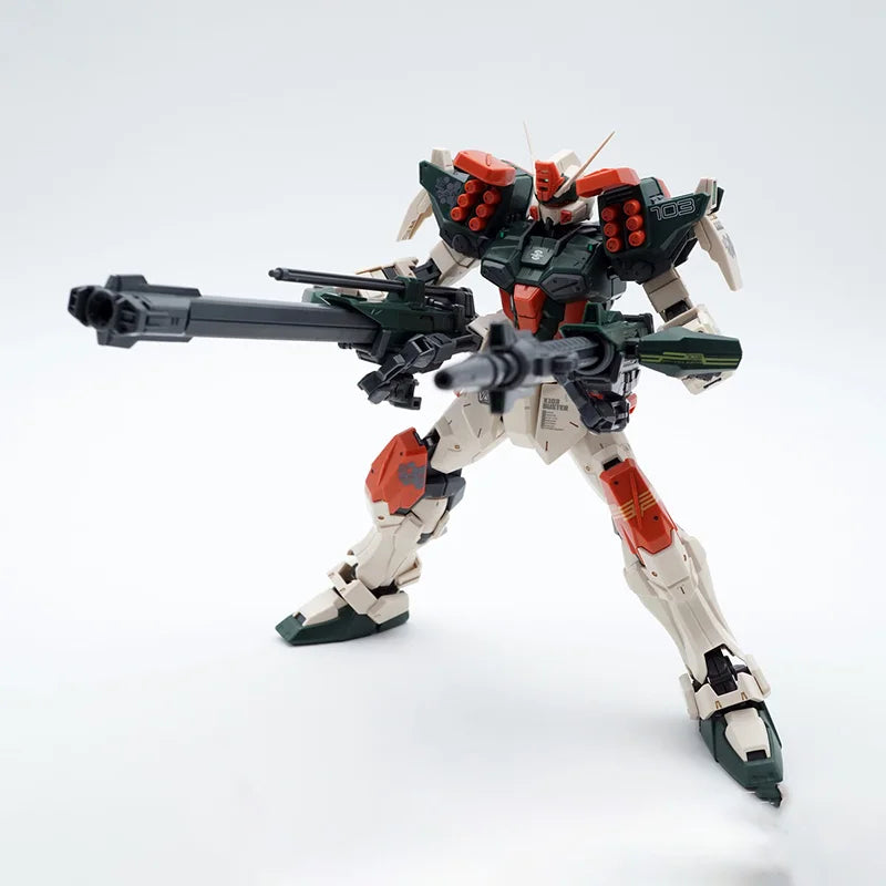 Bandai Original box MG 1/100 MG159 GAT-X103 BUSTER GUNDAM Anime full Action Assembly Figure Model Toy Gifts for kids In shock