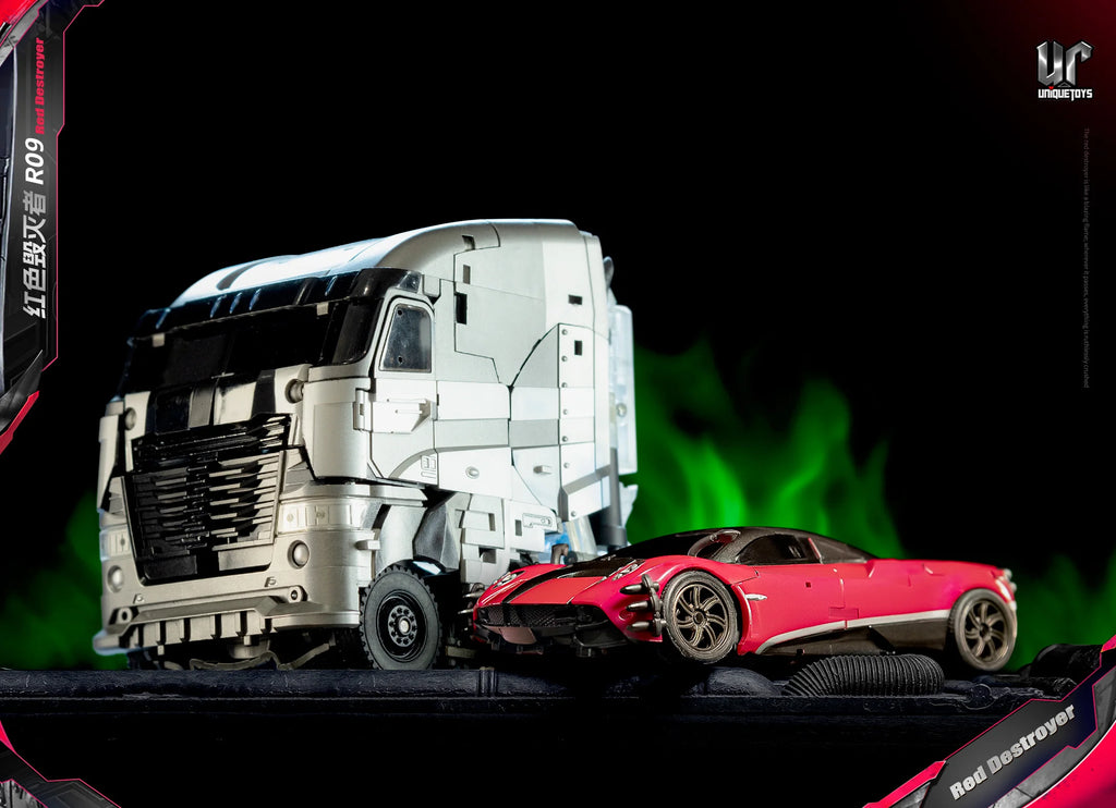 UniqueToys Transformation UT R09 UTR09 Poisson Bite Red Destroyer Stinger  Movie Edition Action Figure Model Gifts