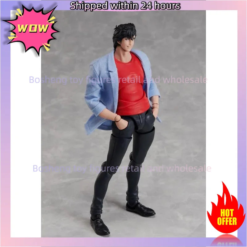 Original Aniplex BuzzMod Ryo Saeba City Hunter Ryo Saeba In Stock Anime Action Collection Figures Model Toys
