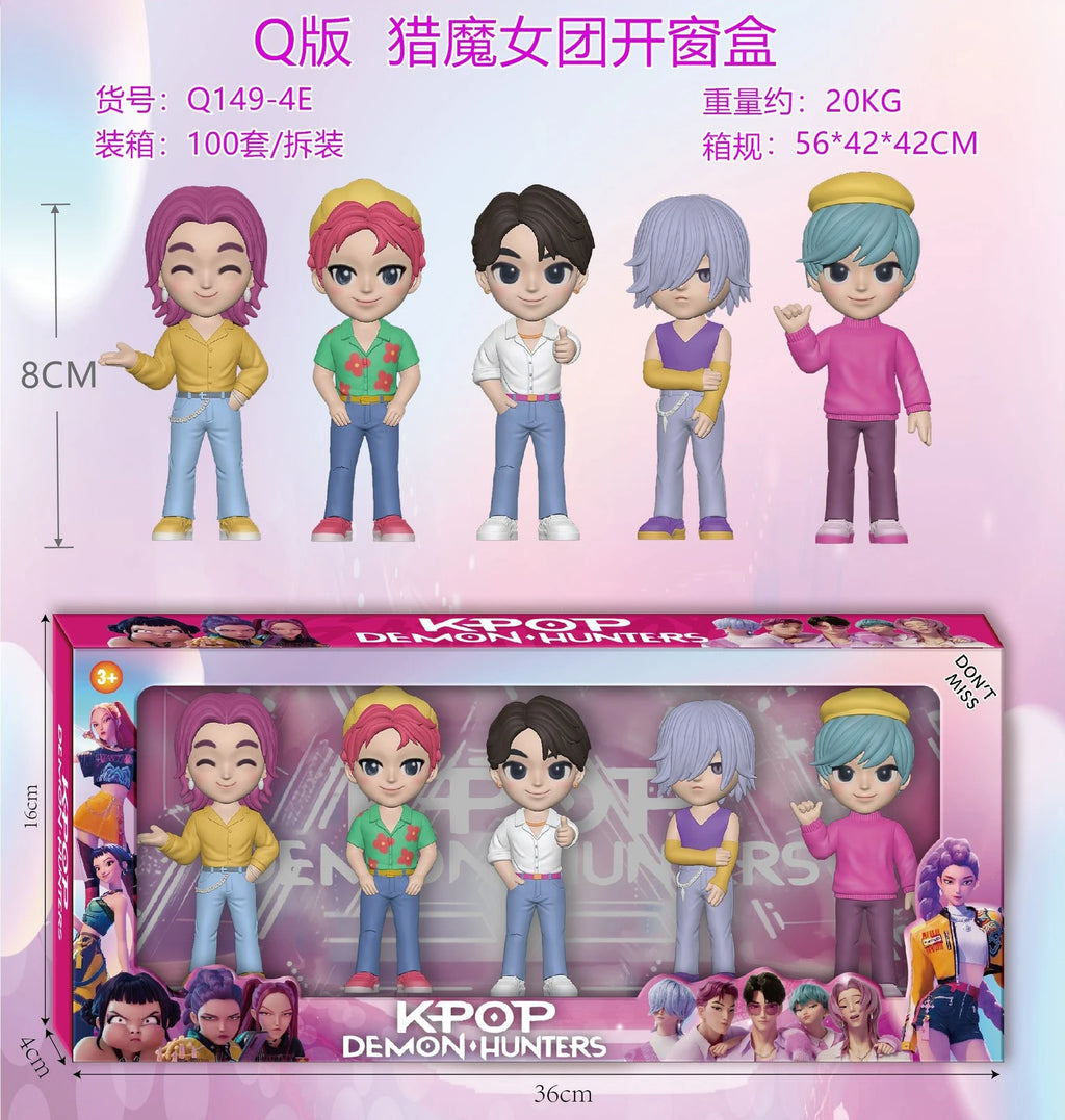 2026 NEW Kpop Figure Model Toy Pvc Cartoon Gaming Peripherals Desk Decoration Collection Figures Model Toy for Kid Gift