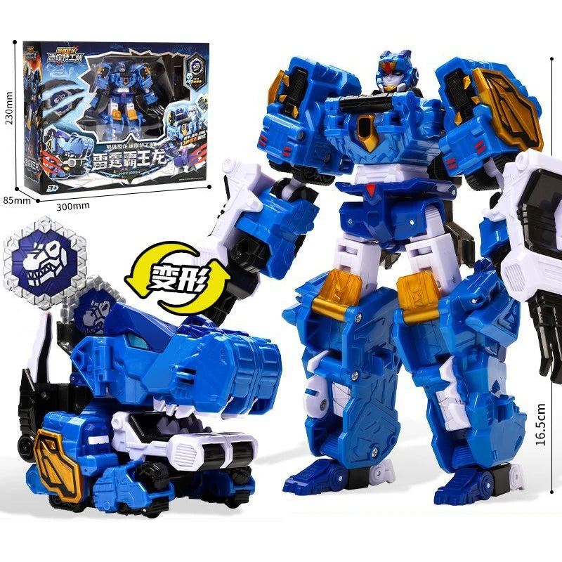 MiniForce Dinoid Warrior Transformation Robot Dinosaur Model REX KAISER Combine Mini Force Deformation Headbot Giganoto Dino Toy