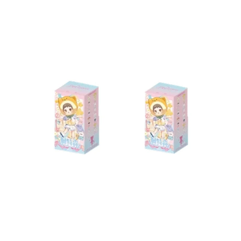 In stock PEETSOON Garden Party Series Ob11 1/12 Bjd  16cm Cute Action Anime Figures Kawaii  Toys figure Dolls Gift Toys