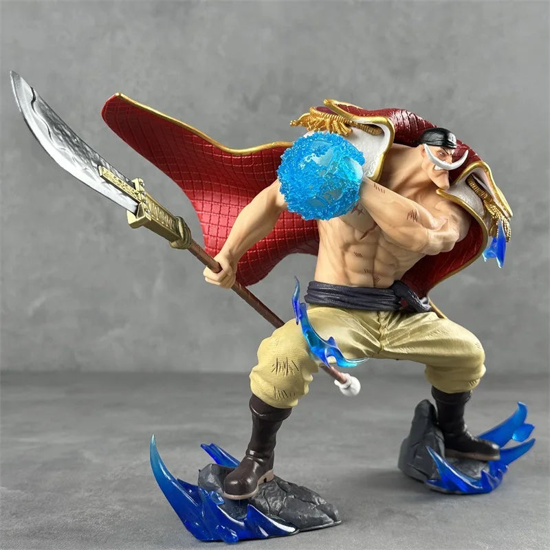One Piece Anime Whitebeard Pirates Edward Newgate action figures  PVC GK Statue model Desktop decoration collection Toy gift
