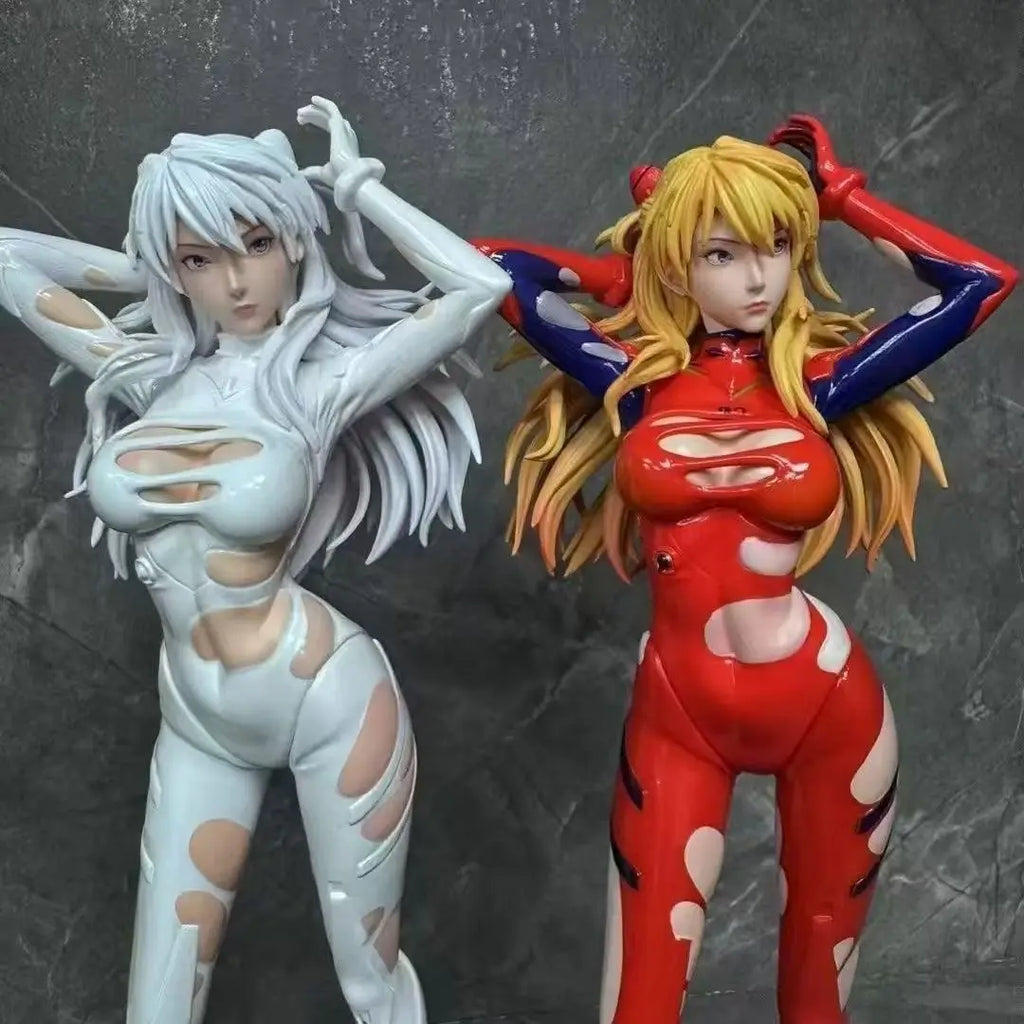 New Century Evangelion Anime Accessories Mech Asuka GK Handmade Pretty Girl Statue Trendy Play Gift High Quality