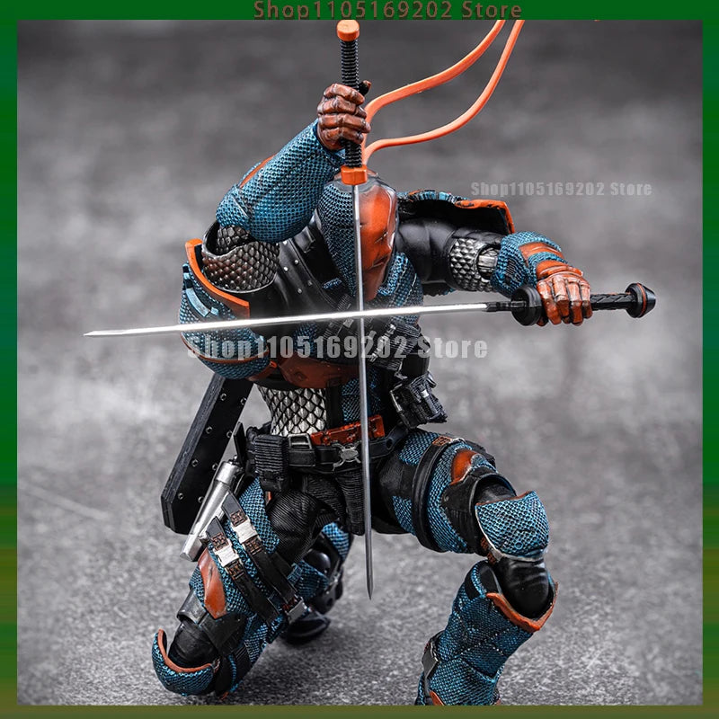 Pre-sale LPZZ 1/12 ROUNO CUEURE DC002 Deathstroke Arkham Knight Action Figure Model Movable Collectible Model Anime Figure Toys