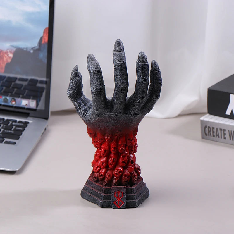 New Halloween Berserk Hand Of God 26cm Resin Figure Statue Anime Figurine Model Collection Desk Decoration Toys Birthday Gift