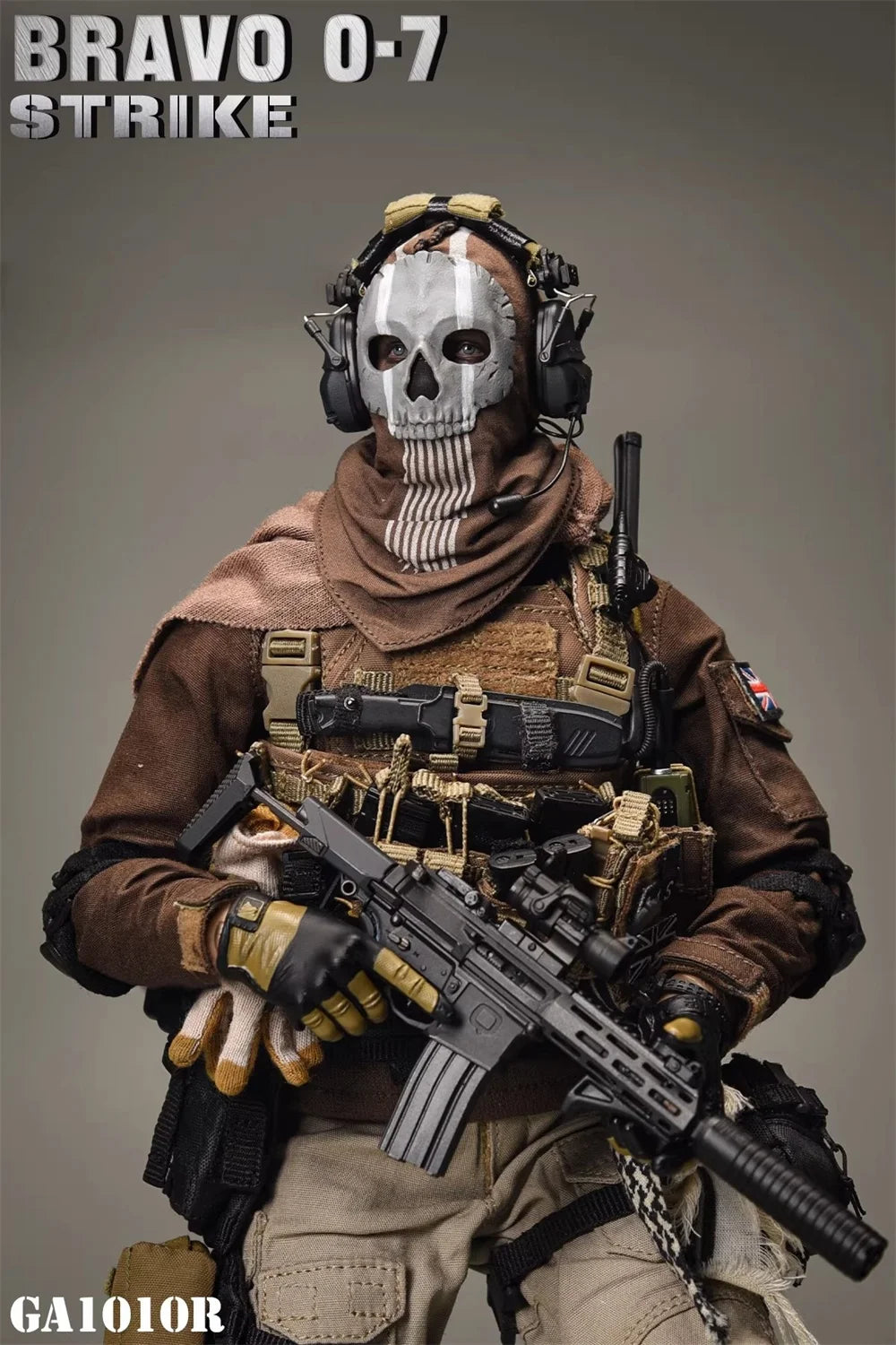 Hot Sales Scale 1/6th GA1010R Soldier Doll Ghost Full Set Moveable Figure Doll Soap Duty About 12" Gift For Fans Collect