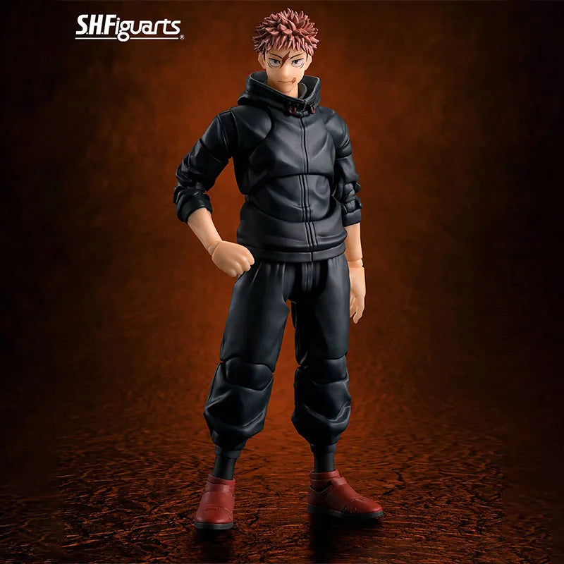 BANDAI S.H.Figuarts Jujutsu Kaisen Yuji Itadori Sukunas Vessel Culling Game Anime Action Figure Collectible Model Toy Gift Anime