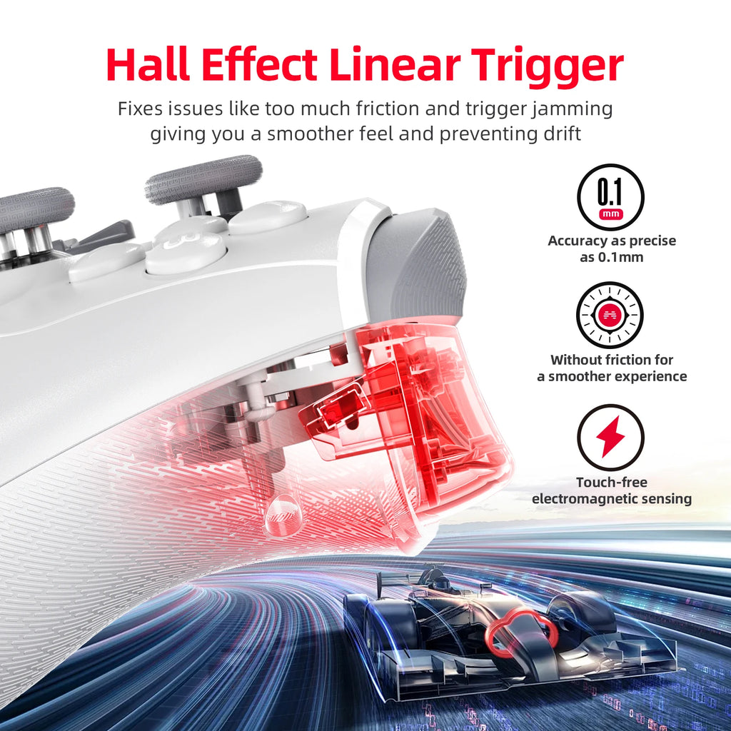 BEITONG Kunpeng 20 40 KP20 KP40 Wireless Game Controller TMR Joysticks Hall Effect Triggers Gamepad for PC/Switch/IOS/Android