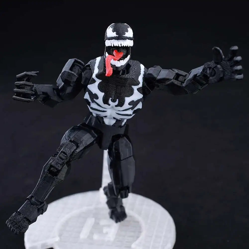 Фигурки на Venom Spider-Man Lucky13 Dummy13 - 3D принтиран манекен T13 с многочленен механизъм за промяна на формата, аниме, колекционерски играчки