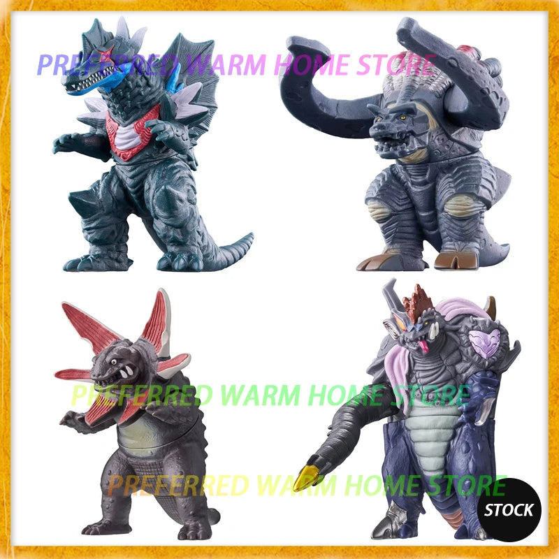 In Stock Bandai Ultraman Omega Gabora Zomira Graim Dogurid Monster 500 Series soft rubber Pvc Movable Model Toys Collection