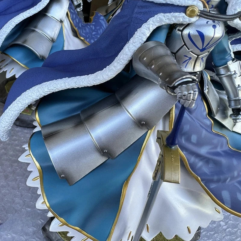 Fate Stay Night Anime-Produkte König Artus Altolia Pendragon Rüstung Säbel Stehende Haltung 27cm Actionfiguren Ornament Spielzeugmodell