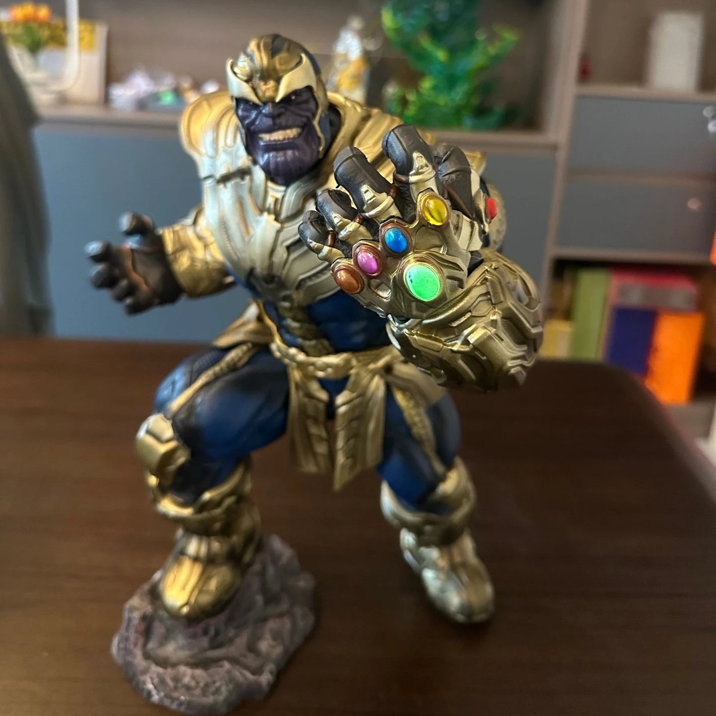 36cm Marvel Avengers Thanos Action Figure PVC Statue Model Collectibles Desktop Decor Room Decoration Brithday Gift