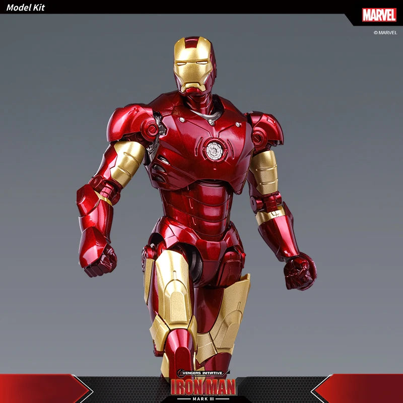 Marvel Iron Man MK3 Fondjoy Сглобете играчка Iron Man Модел 15 см ABS материал 1/12 Мащаб 1/12 Екшън фигурки Играчки Подаръци за рожден ден за момчета