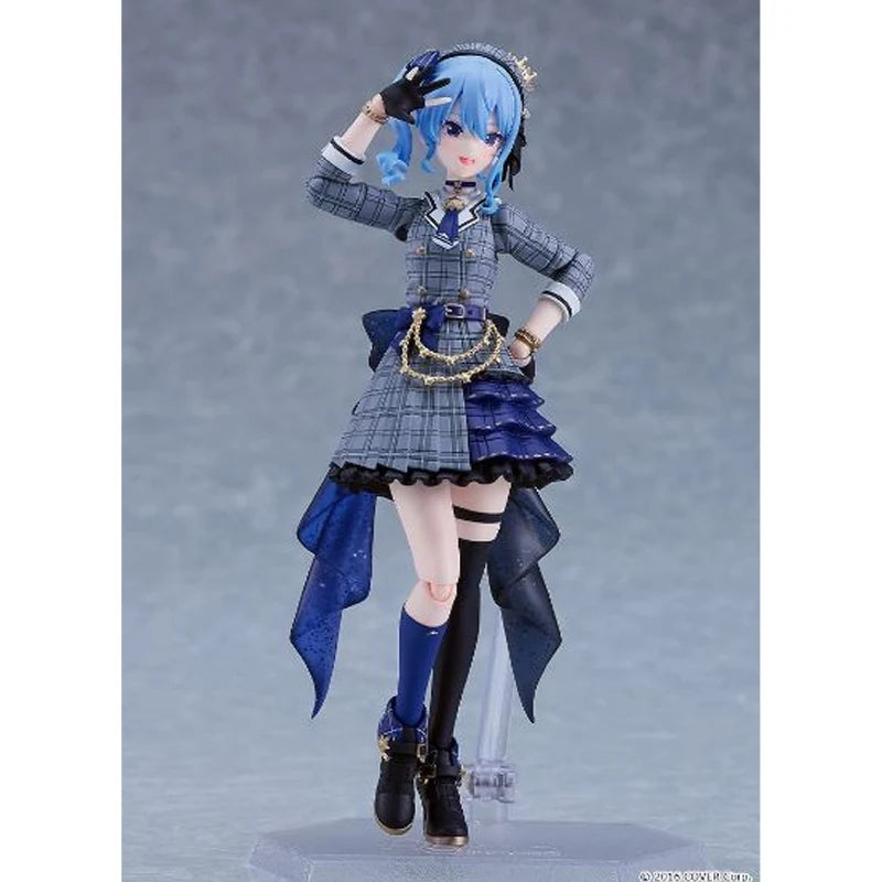 GSC Original Figma  Hololive Hoshimachi Suisei Anime Action Figures Toys for Boys Christmas Gift Collectible Model Ornaments