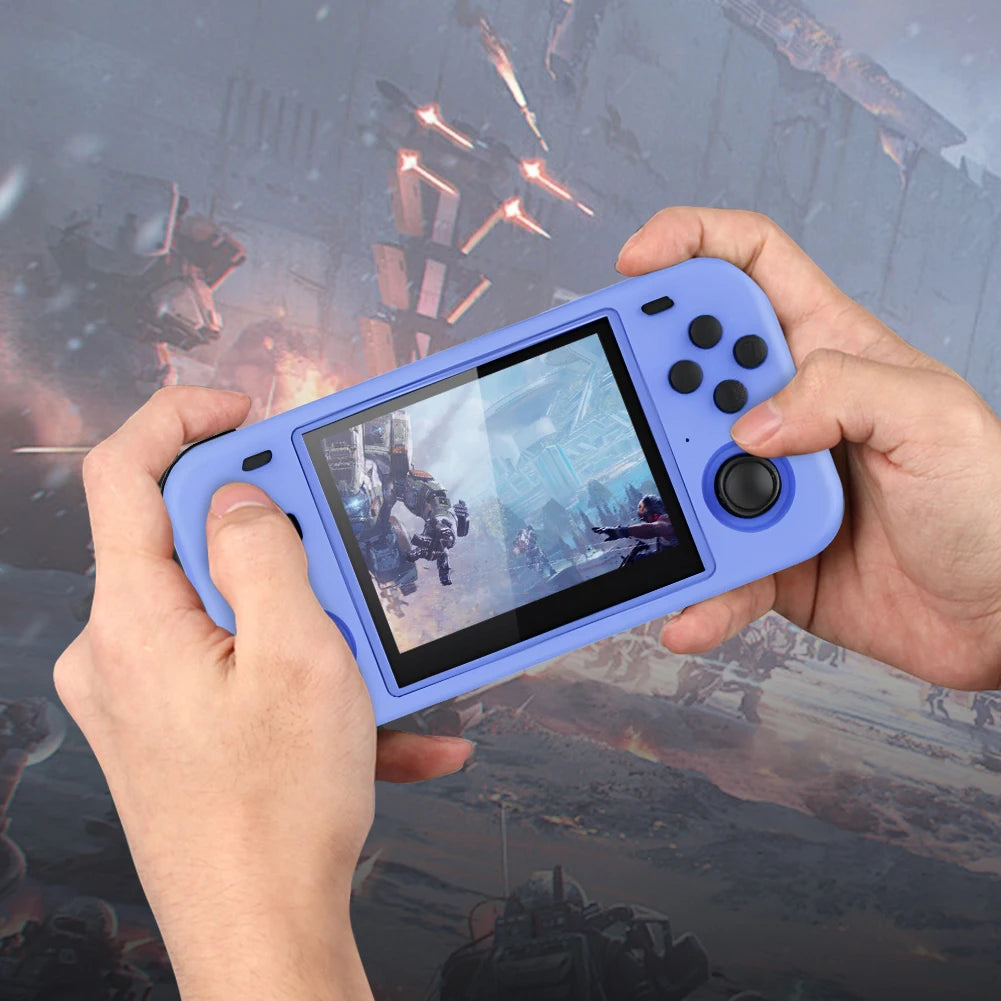 O30S Retro Handheld Game Console Linux System 3.5 Inch IPS Screen Portable Pocket Video Player Open Source for Kids Adults