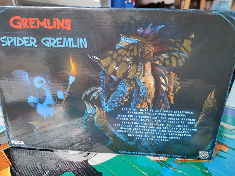 Gremlins 2 Figure NECA 30786 Action Figuras Movie Spider Gremlin Figurine Toys Collection Model Doll Original Gift for Children