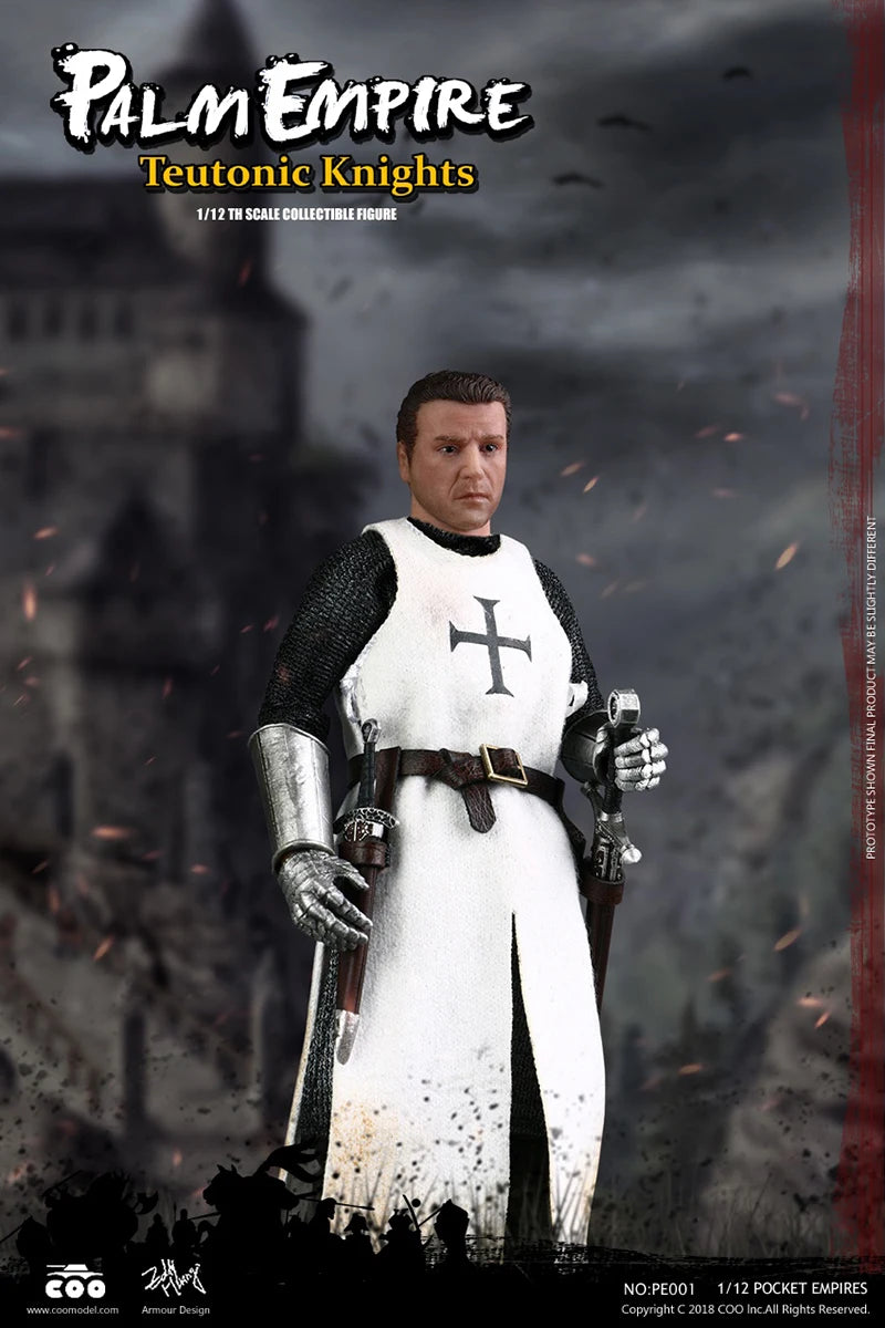 COOMODEL 1/12 Handheld Empire Series PE001 Teutonic Knights PE003 Hospital Knight Full Set 6" Action Figures In Stock
