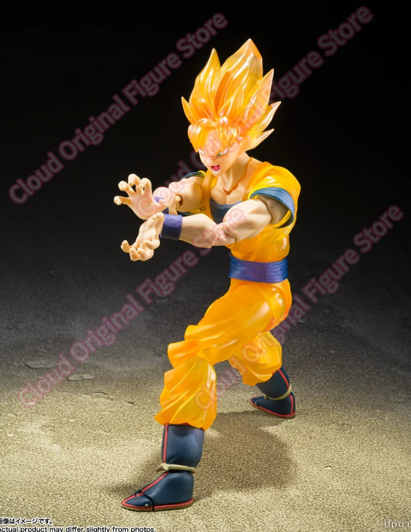 In Stock 100% Original Bandai SHF Dragon Ball Z TAMASHII NATIONS STORE Anime Figure Collectible Model Toys Hobby