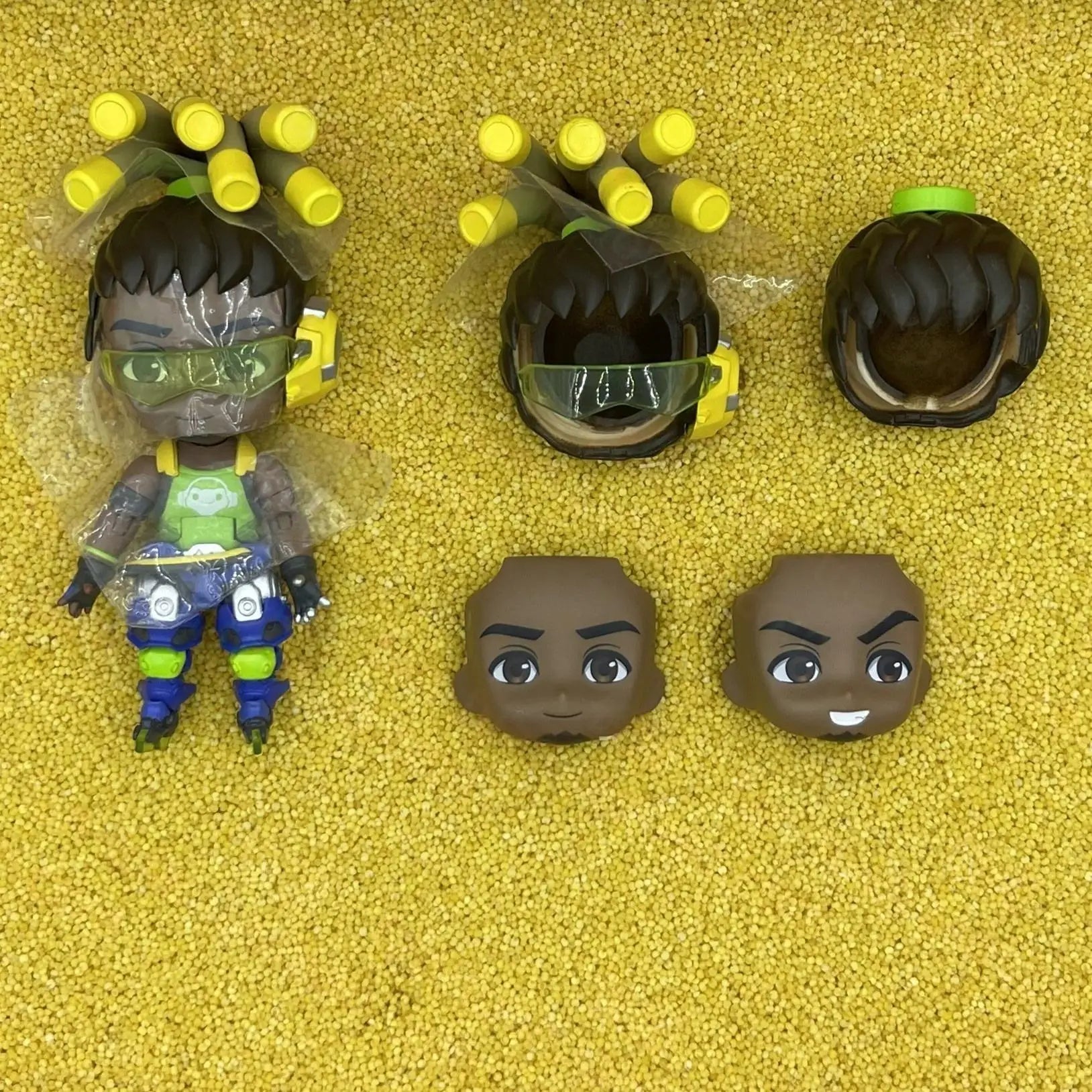 luxiao GSC Clay Man Face doll face hair doll accessories