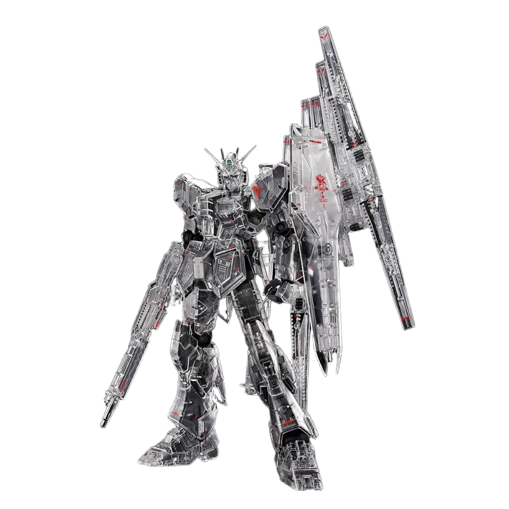GENUINE BANDAI MG OTHER LIMITED EDITION RX-93 Ν GUNDAM VER.KA [MECHANICAL TRANSPARENT EDITION]HIGHLY PLAYABLE ASSEMBLY TOYS