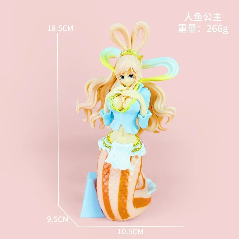 Bandai Original One Piece Banpresto Shirahoshi 100% Genuine Holiday Gifts Figurine Model Ornaments Statue Anime Toys.