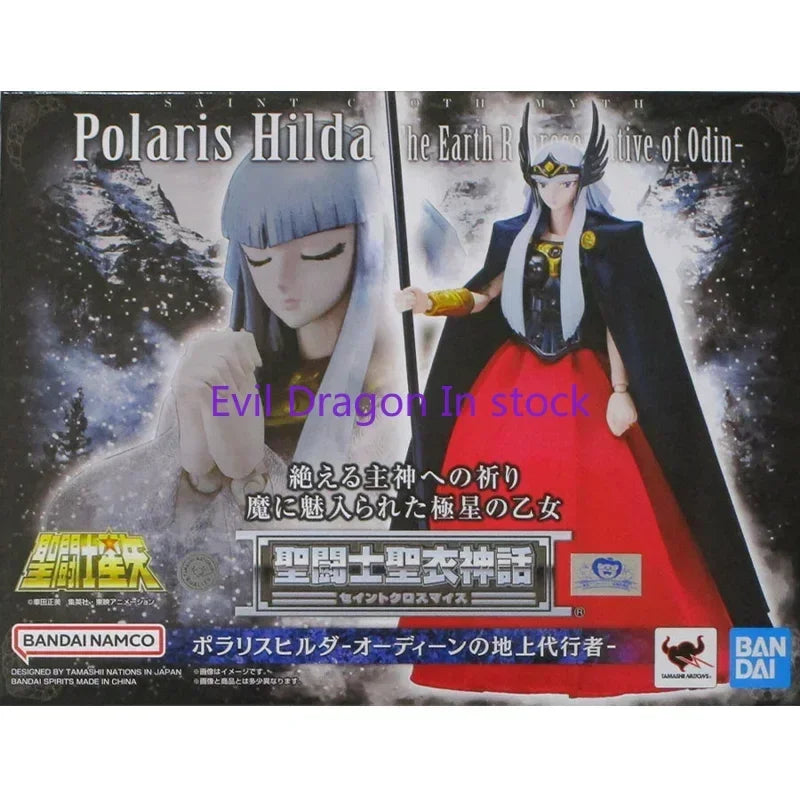 Bandai Original Saint Cloth Myth Anime Figure Polaris Hilda Action Figure Toys for Kids Gift Collectible Model Ornaments