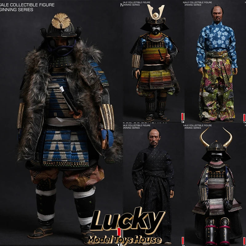 101TOYS KN020 KN021 KN022 1/6 Japan Armored Ghost Warrior Cloth Action Figure Static Long Sward Ornament 12inch Samurai Soldier
