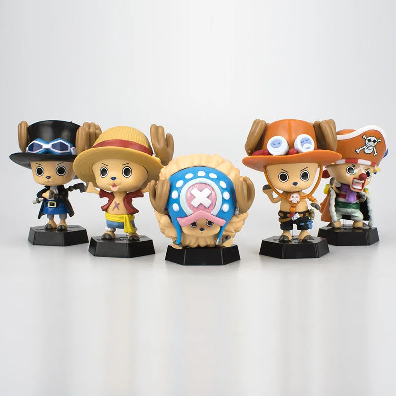 9 Anime One Piece Tony Tony Chopper Cos Luffy Saber Figure Model Buggy Toy Sabo Gift Car Ornament Action Figure Collect Gifts
