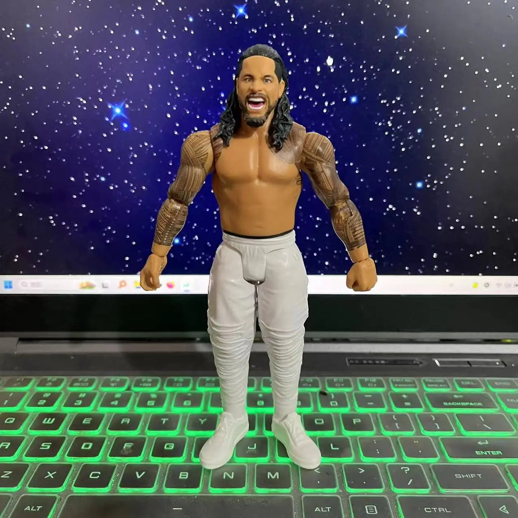 JIMMY&JEY USO Sting Roman BIG Aew Action Figure Challenge Arena Wrestling Gladiator Moving Figure