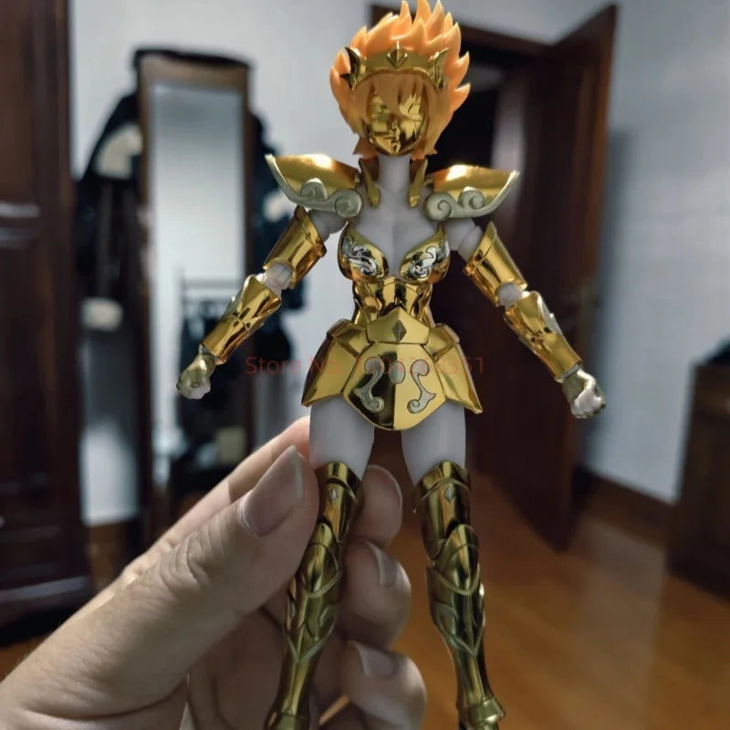 In-Stock Great Toys Saint Seiya Myth Cloth EX Holy Contract Female Leo Sandy Action Figure Knights of Zodiac GT Toys Gifts