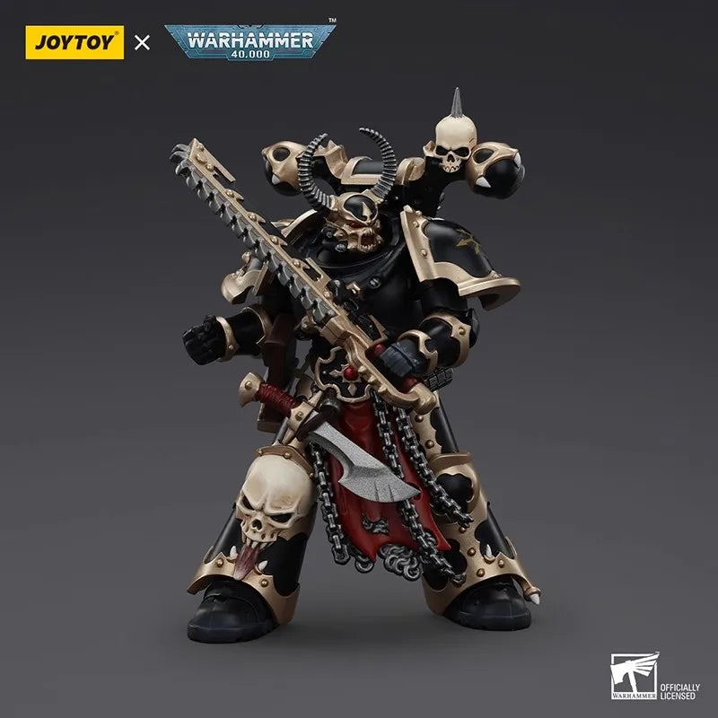 JOYTOY Dark Source Warhammer 40K Black Legion Warmaster Abaddon & Chosen Warriors 1:18 Figure Set Q1 2026