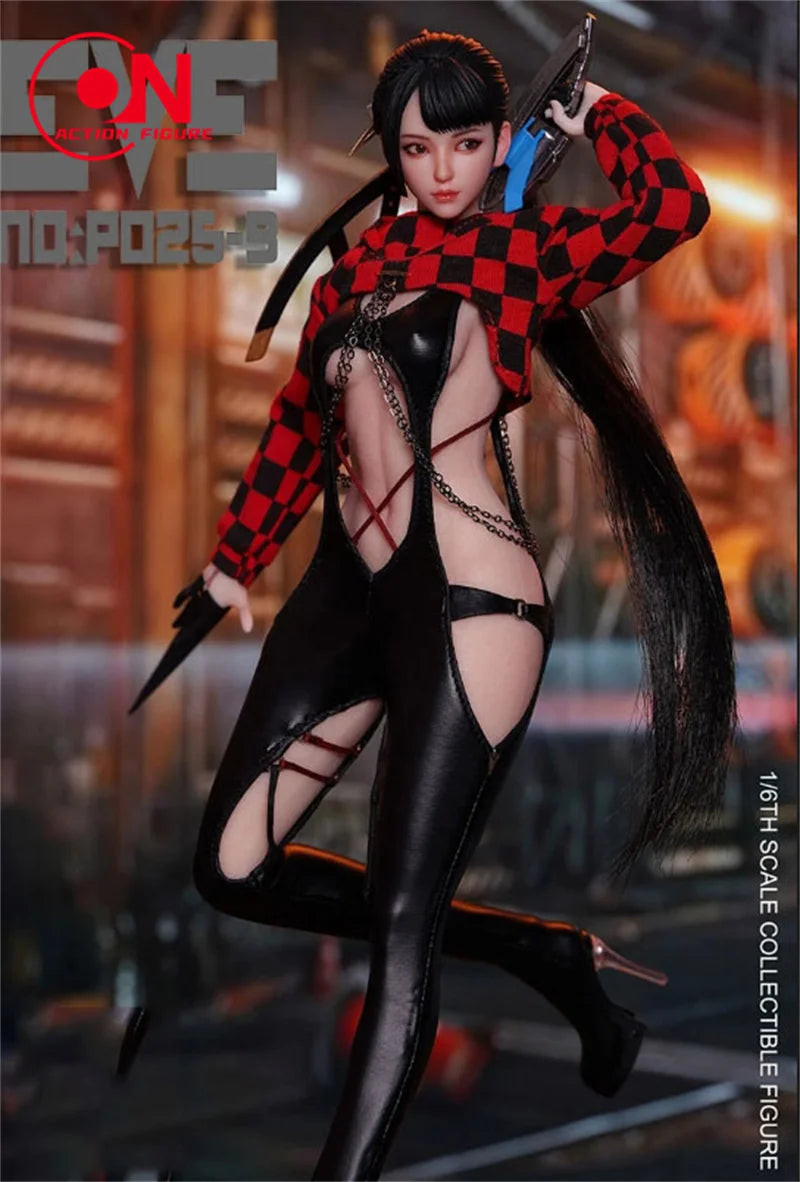 2025 Q4 PLAY TOY P025 1/6 Eve Movable Eyes Action Figure 12'' Female Soldier Figurine Model Full Set Collectible Toy