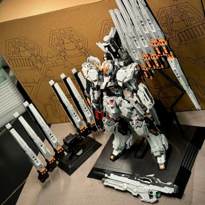 【IN STOCK】NCZZW Model RX-93 Nu Fighter Action Figure CMM GK Style 1/100 Scale Assembly Model Kit 24cm UC Anime Figures Gift