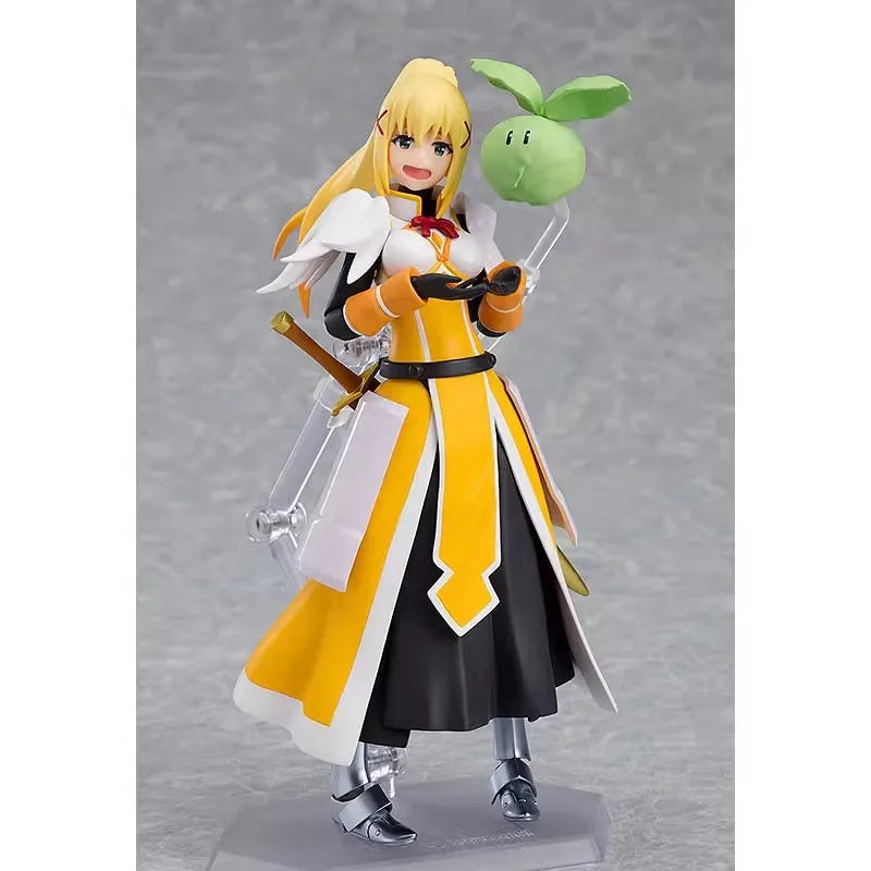 In Stock Original Max Factory Figma 450 Darkness Kono subarashi sekai ni shukufuku wo 14Cm Action Figure Model Collectible Toys