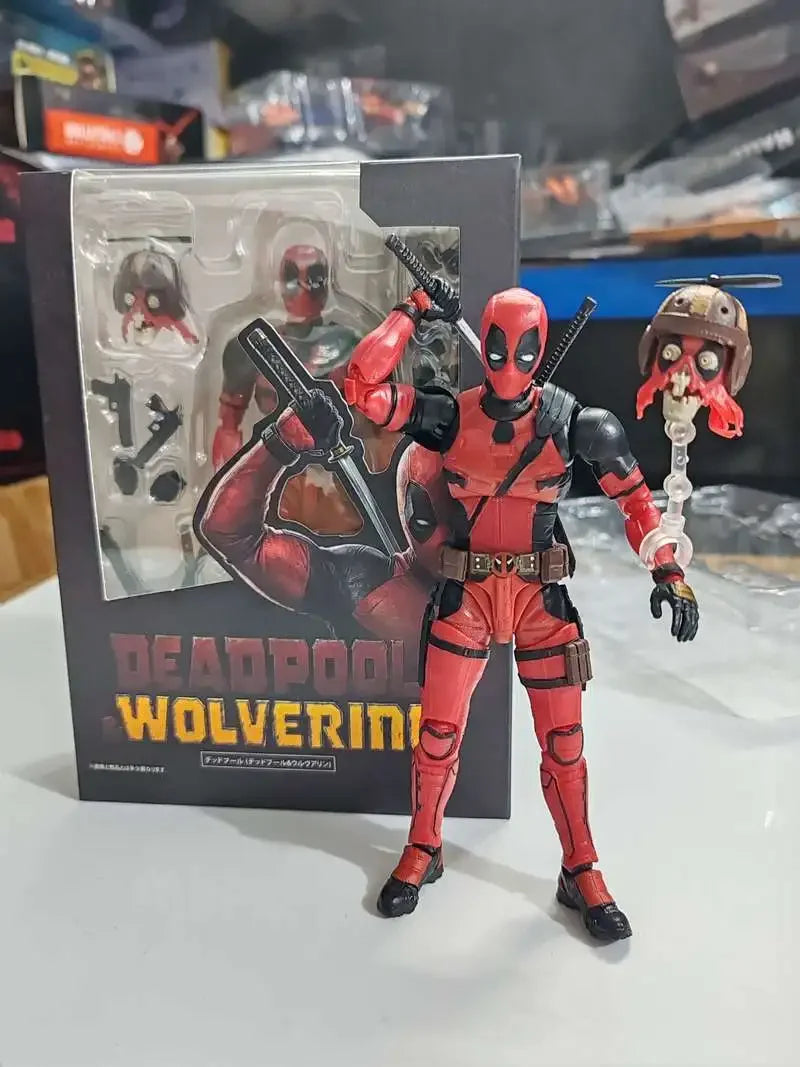 Marvel Legends Deadpool 3 Action Dolls Hand-Made Founder Model Toys Collectible Ornaments For Boys' Holiday Birthday Gifts