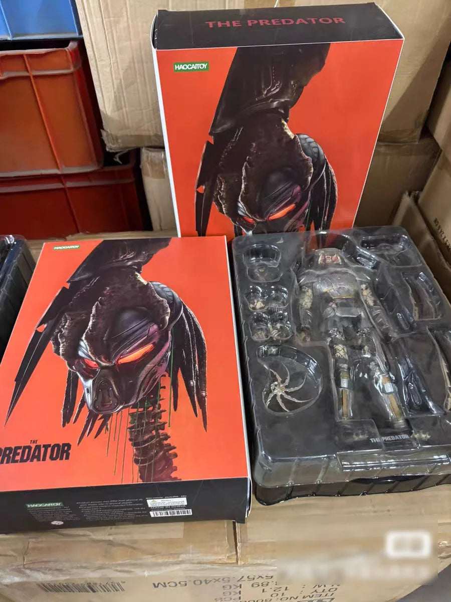 New 1/6 Scale The Predator Action Figure Scar Predator MMS190 PVC Hot Toys For Man Gift For Birthday Doll Anime Figure Model