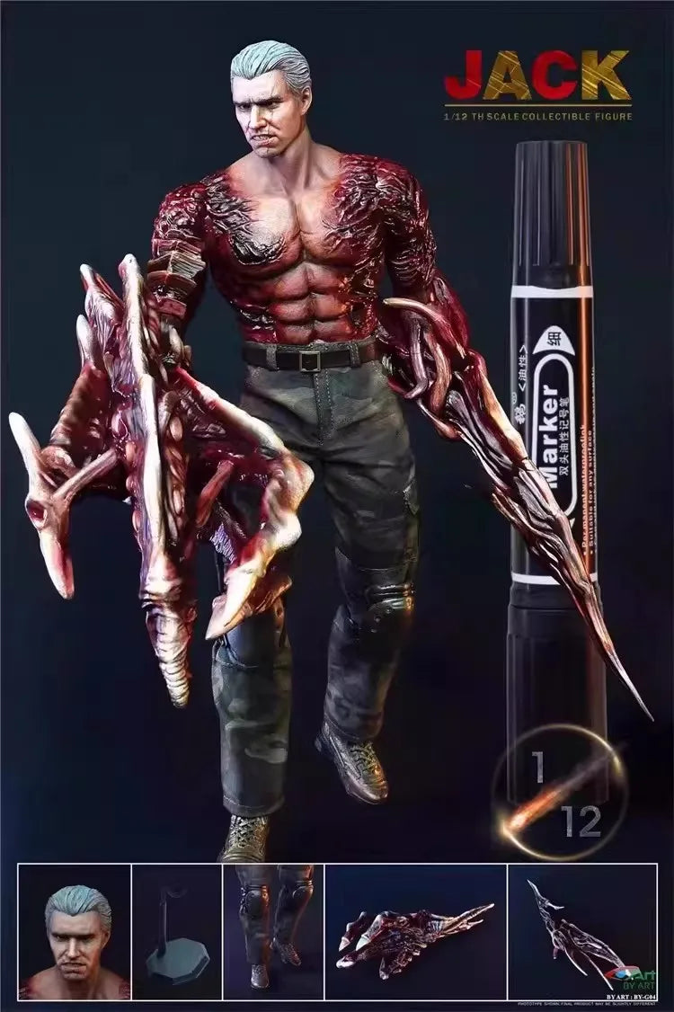 In Stock BY-ART BY-G04 1/12 Scale Science Fiction Movie Character Male Warrior Full Set 6 lnch Action Figure Fans Collection Toy