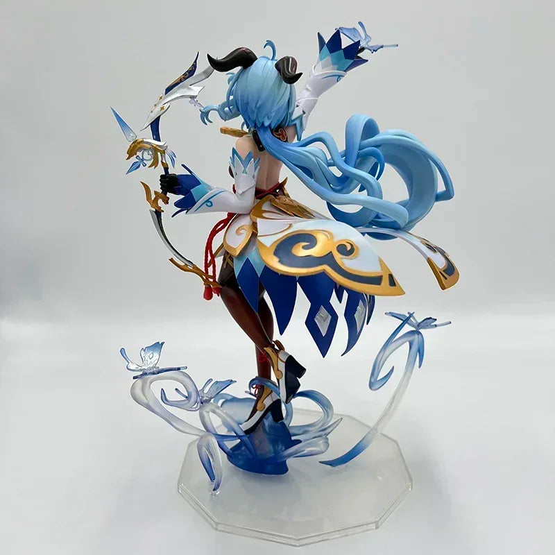 Genshin Impact Wanderer Anime Figure Bow And Arrow Ganyu Action Figure Adult Model Doll Toys Gifts  Gan Yu 1/7 Model Box Set