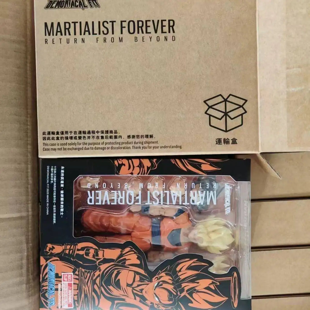 NEW Demoniacal Fit Son Goku Figure Dragon Ball Z SHF 3.0 Goku Figurine Martialist Forever Return From Beyond Action Figures GIFT