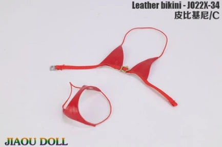 JO22X-34 1/6 scale female dolls clothes bikini black red blue fit 12'' action figure body model