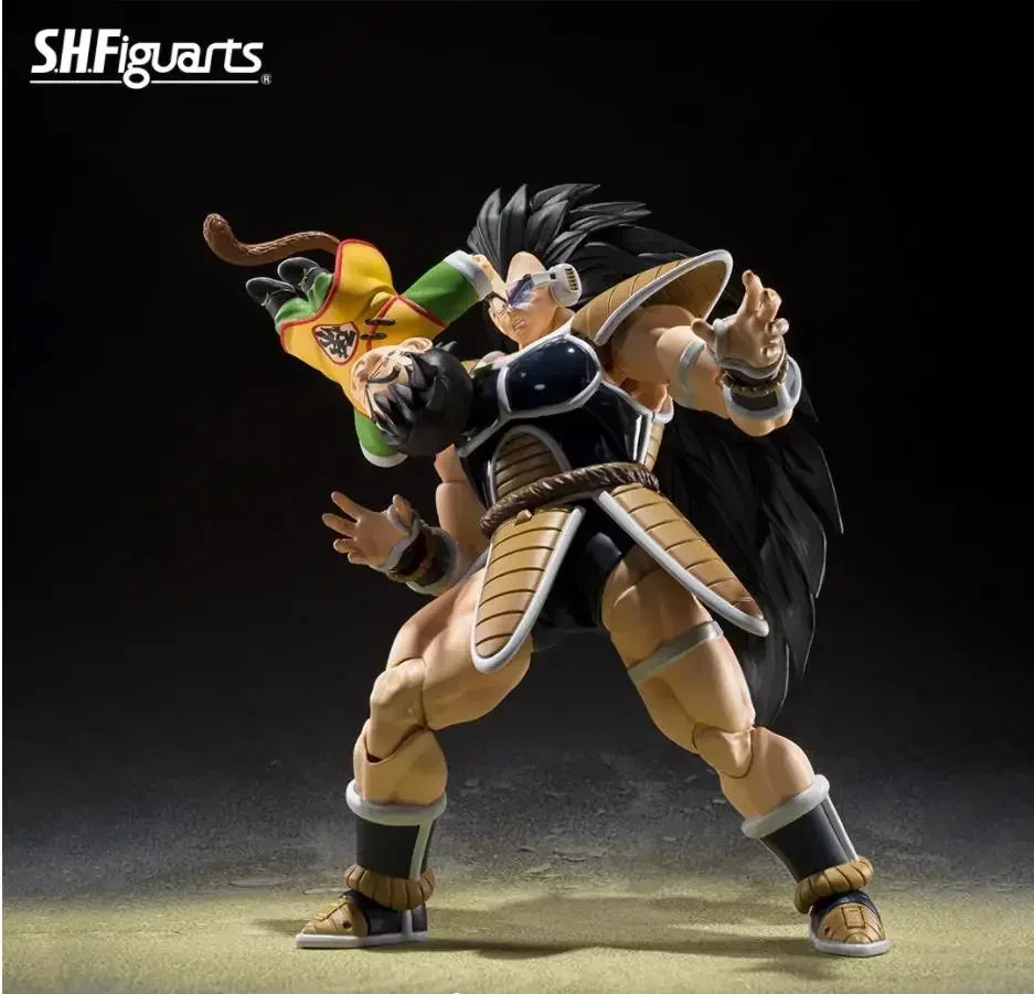 In Stock Sh Figuarts Sdcc Dragon Ball Z Raditz Son Gohan Kid Action Figure Model Toys Anime Figura Gifts for Children
