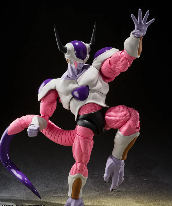 In Stock Bandai Soul Limited SHF Dragon Ball Z Frieza King Second Form Anime Peripherals Action Figure Collection Gifts