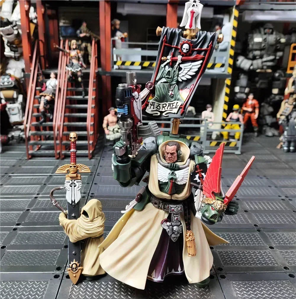 【MT】JOYTOY 1/18 Action Figure Warhammer 40K Dark Angels  Master Azrael Anime Toys Christmas Gift