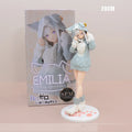 Аниме Re: Zero kara Hajimeru Isekai Seikatsu Rem Фигура Модел Ram Puck Starting Dresses PVC Emilia Collection Gift Toy