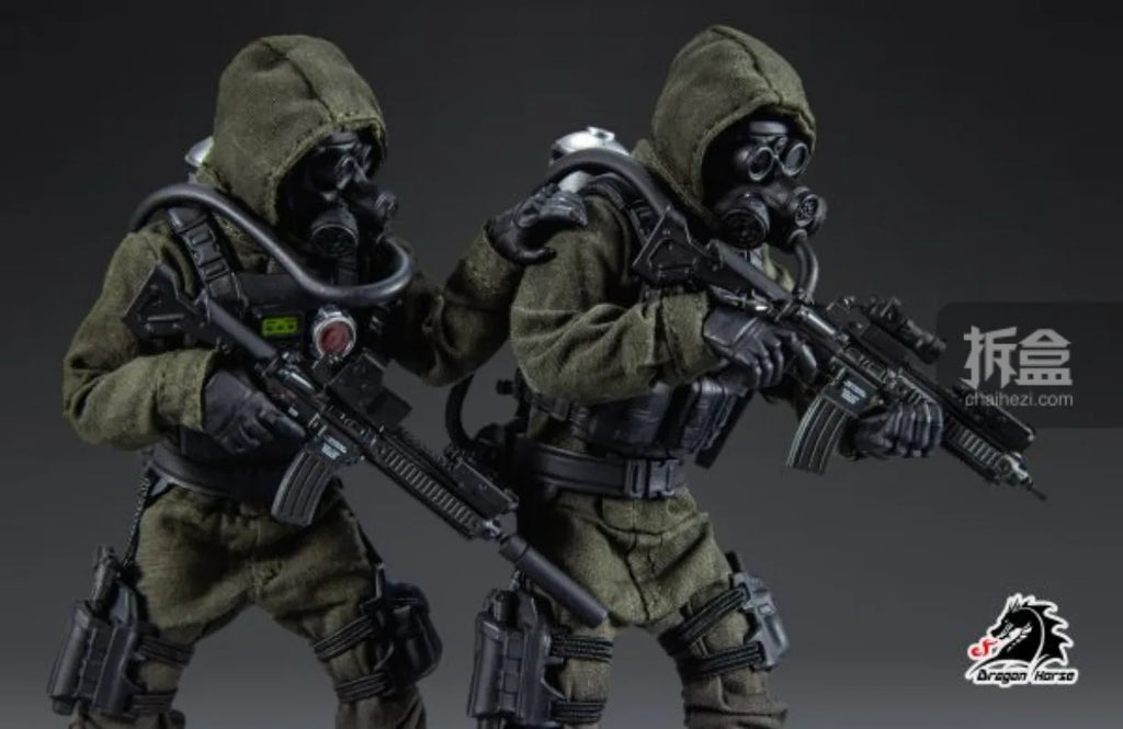 DRAGON HORSE Genuine SCP Mobile Task Force D-level Personnel Are Lucky Mole Red Right Biochemical Corps Action Figures Model Toy