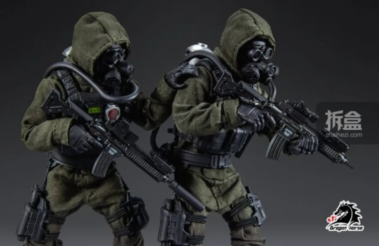 DRAGON HORSE Genuine SCP Mobile Task Force D-level Personnel Are Lucky Mole Red Right Biochemical Corps Action Figures Model Toy