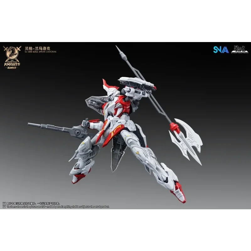 The Round Table Knights SNAA Soul Spear HG 1/144 LAMORAK PERCIVAL Giant Sword Tristan Mech Model Kit Action Figure Toy Boy Gift